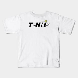 Tennis Sport Logo Design Kids T-Shirt
